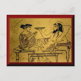 Persefone and Hades Postcard