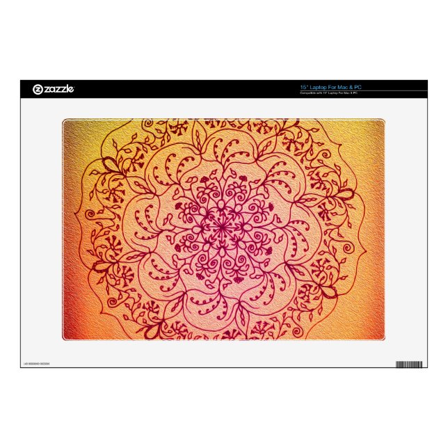 Perseid Mandala Laptop Skin (Product)