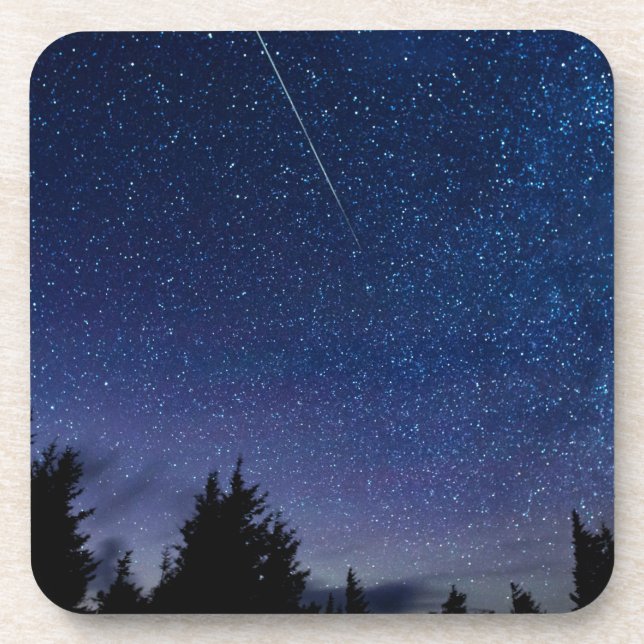 Perseid Meteor Shower Drink Coaster (Front)