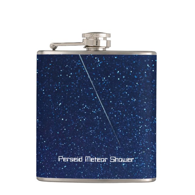 Perseid Meteor Shower Flask (Front)