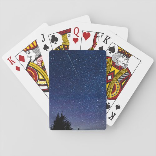 Perseid Meteor Shower Playing Cards