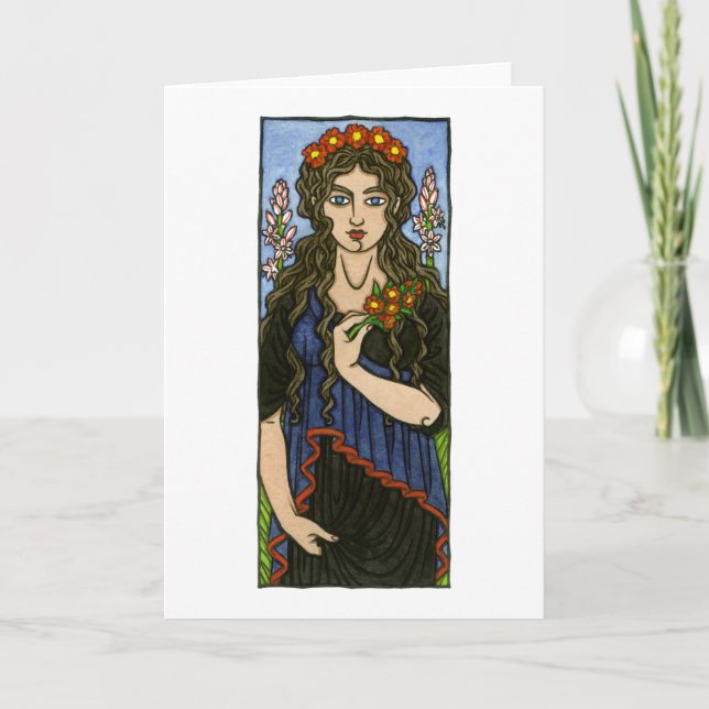 Persephone Greeting Card (Front)