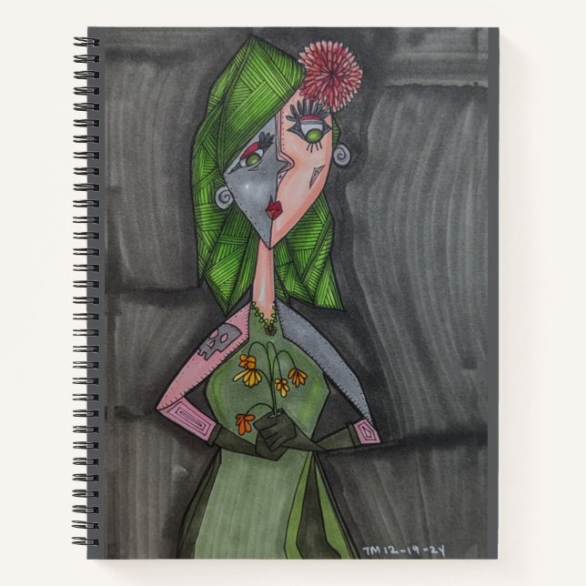 Persephone, Queen of the Underworld Notebook (Front)