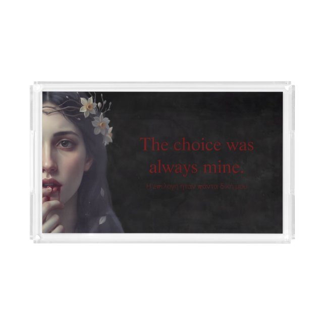 Persephone’s Sovereignty Acrylic Tray (Front)