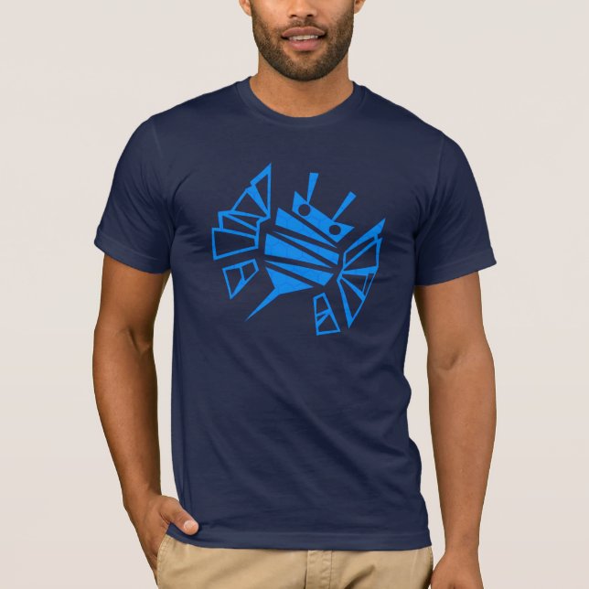 Persephone's Blue Bee Comb T-Shirt (Front)
