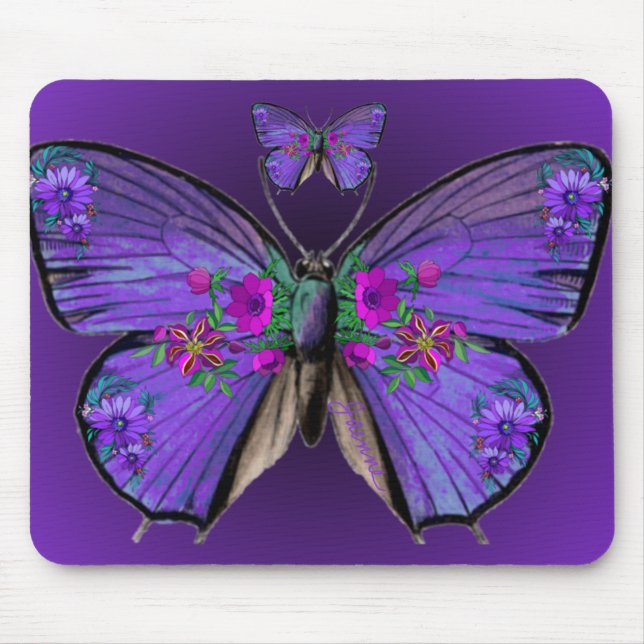 Persephone's Butterfly Mousepad (Front)