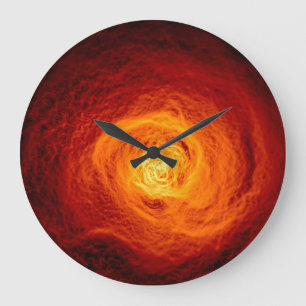 Perseus A Galaxy Large Clock