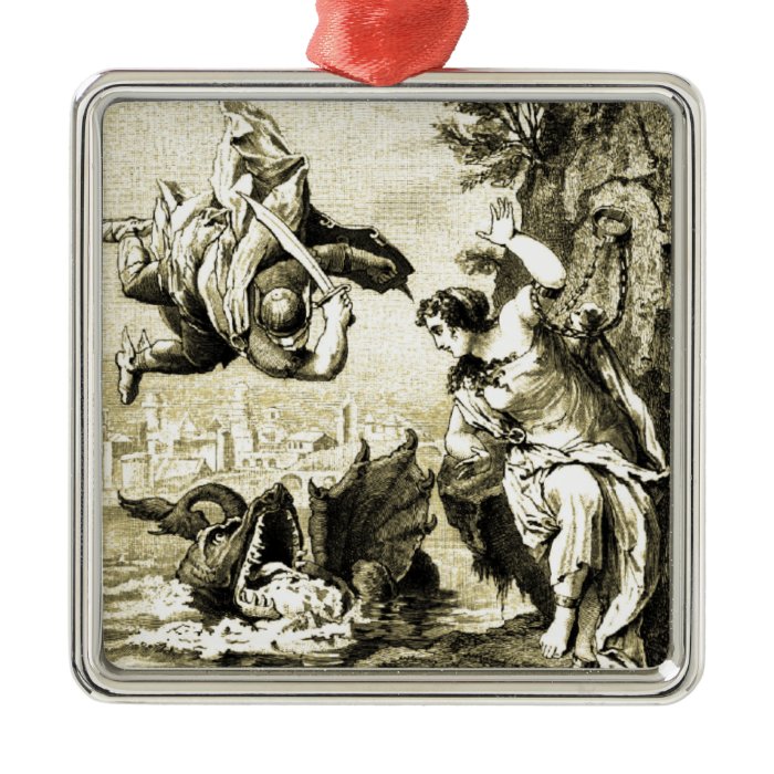 Perseus and Andromeda Christmas Ornament