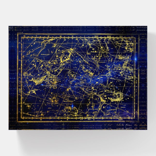 perseus and andromeda constellation paperweight (Front)