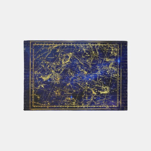 perseus and andromeda constellation rug