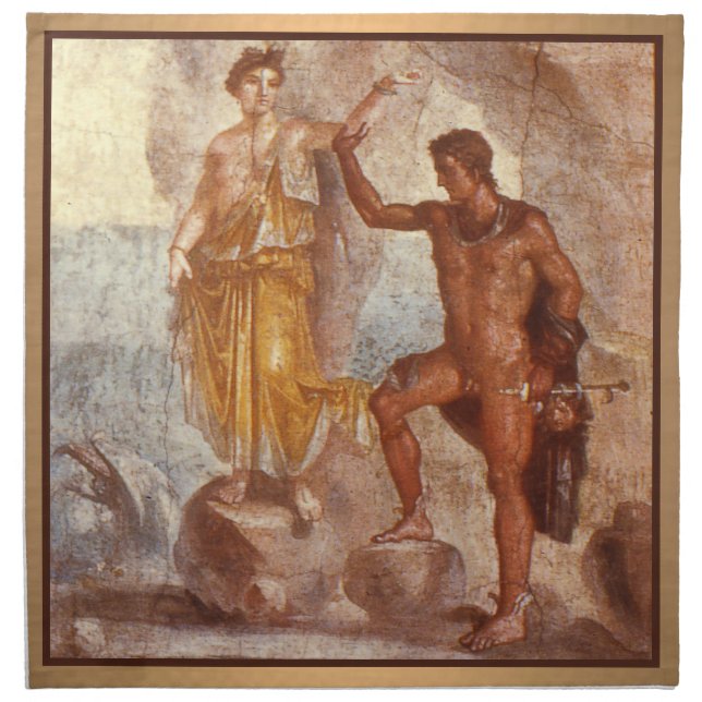 Perseus and Andromeda Napkin (Front)
