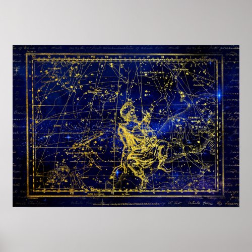 perseus constellation poster