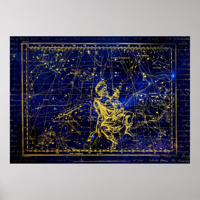perseus constellation poster (Front)