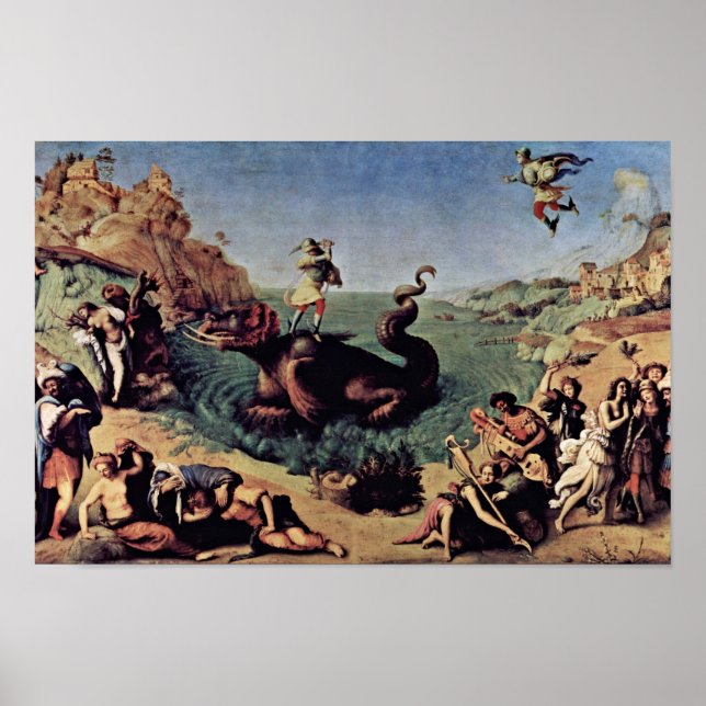 Perseus Freed Andromeda By Piero Di Cosimo Poster (Front)