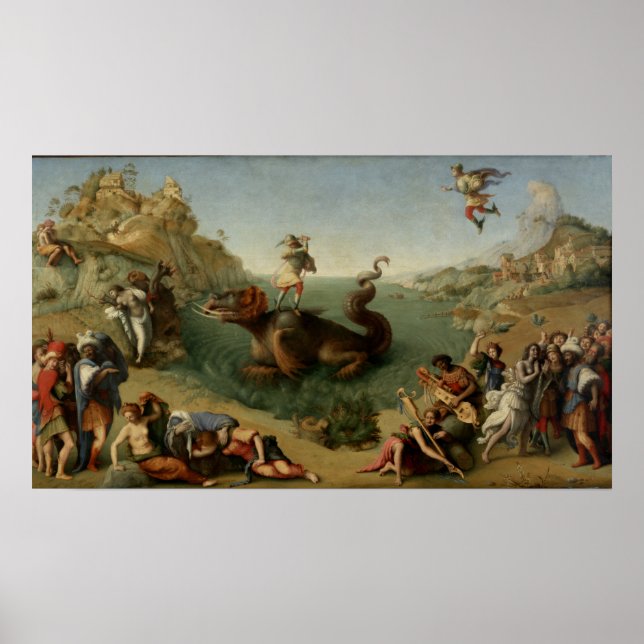 Perseus Rescuing Andromeda Poster (Front)