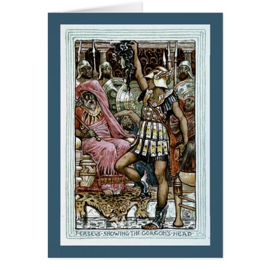 Perseus Showing the Gorgon's Head Cards (Front)