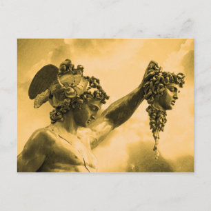 Perseus vs Medusa Postcard