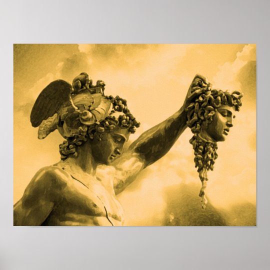 Perseus Vs Medusa Poster Zazzle 7231