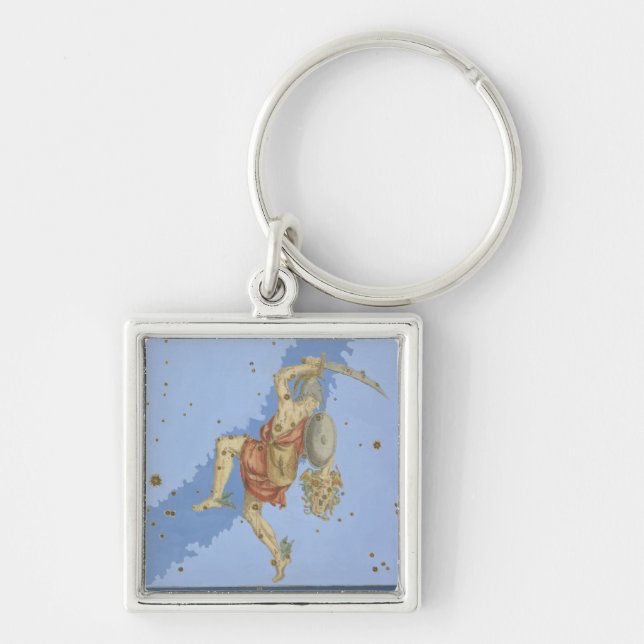 Perseus with the head of Medusa, from 'Uranometria Keychain (Front)