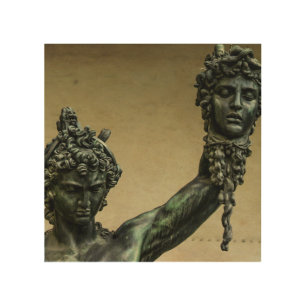 Perseus with the Head of Medusa in Florence Wood Wall Art
