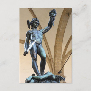 perseus with the head of medusa invitation