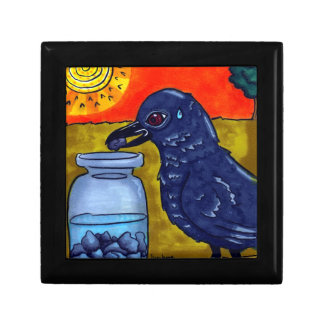 Perseverance Crow Keepsake Box