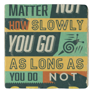 Perseverance Inspirational design Trivet