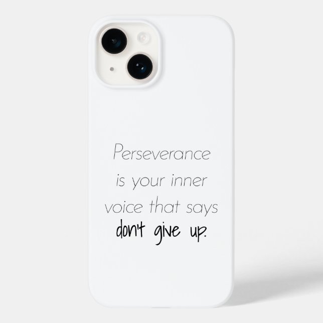 Perseverance iPhone Case (Back)
