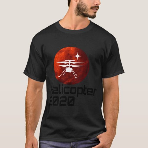 Perseverance Mars Rover Helicopter Ingenuity Landi T_Shirt