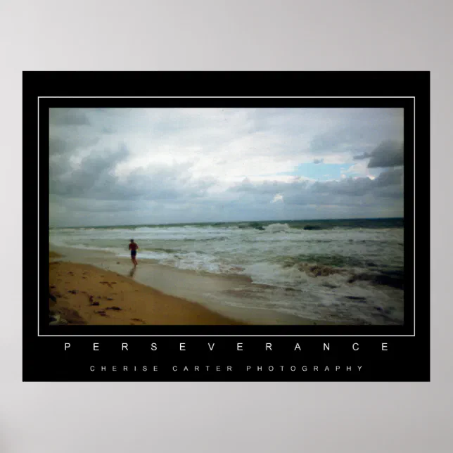 Perseverance Poster Example Perseverance Poster | Zazzle