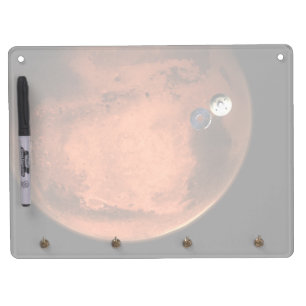 Perseverance Rover Casting Off Its Cruise Stage. Dry Erase Board With Keychain Holder