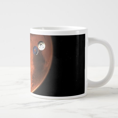 Perseverance Rover Casting Off Its Cruise Stage Giant Coffee Mug