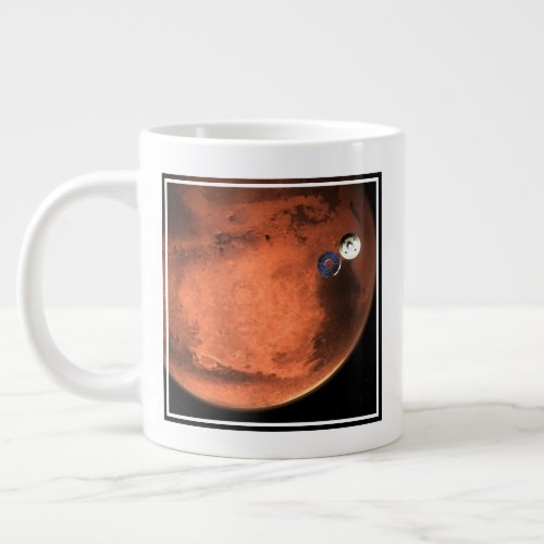 Perseverance Rover Casting Off Its Cruise Stage Giant Coffee Mug