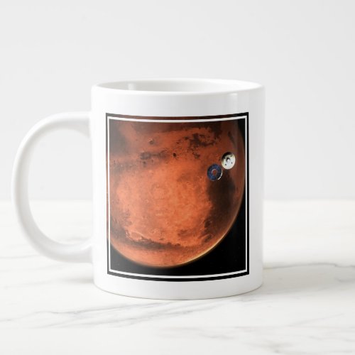 Perseverance Rover Casting Off Its Cruise Stage Giant Coffee Mug