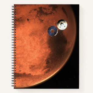 Perseverance Rover Casting Off Its Cruise Stage. Notebook