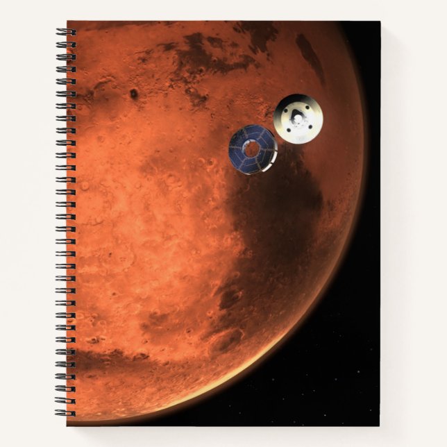Perseverance Rover Casting Off Its Cruise Stage. Notebook (Front)