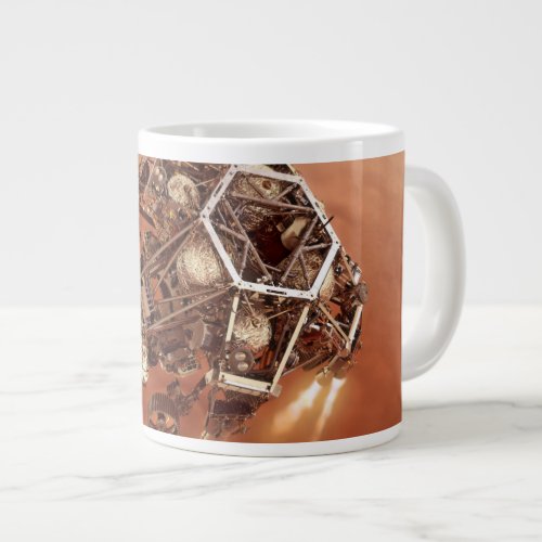 Perseverance Rover Firing Up Descent Stage Engines Giant Coffee Mug