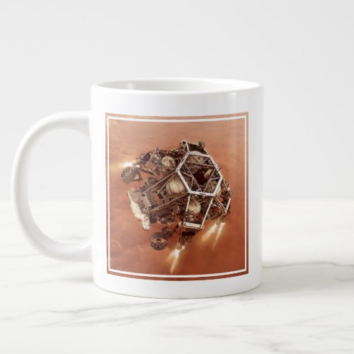 Perseverance Rover Firing Up Descent Stage Engines Giant Coffee Mug