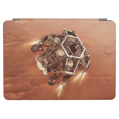 Perseverance Rover Firing Up Descent Stage Engines iPad Air Cover