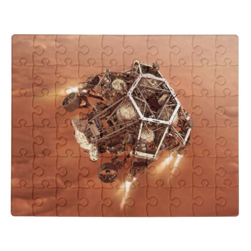 Perseverance Rover Firing Up Descent Stage Engines Jigsaw Puzzle