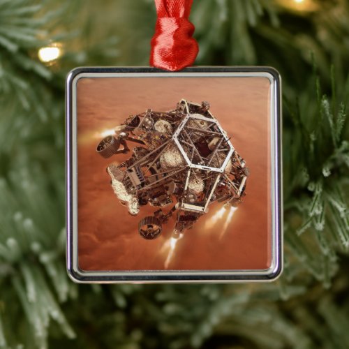 Perseverance Rover Firing Up Descent Stage Engines Metal Ornament
