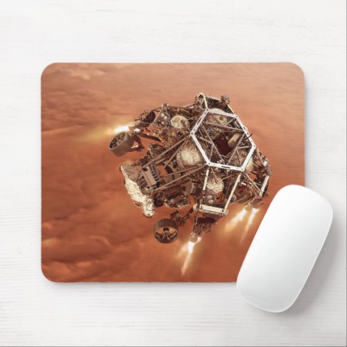 Perseverance Rover Firing Up Descent Stage Engines Mouse Pad