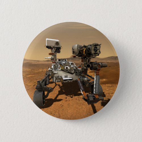 Perseverance Rover Operating On Surface Of Mars Button