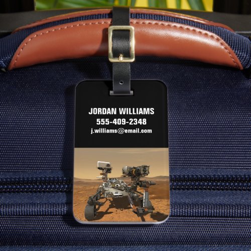 Perseverance Rover Operating On Surface Of Mars Luggage Tag