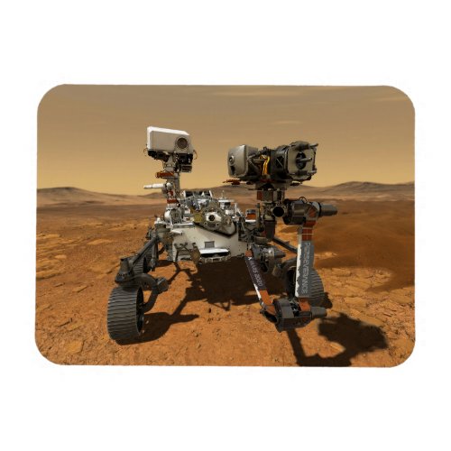 Perseverance Rover Operating On Surface Of Mars Magnet