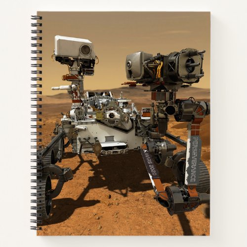 Perseverance Rover Operating On Surface Of Mars Notebook