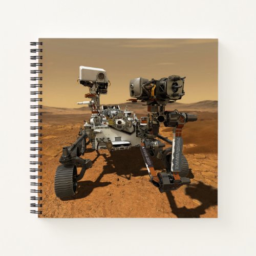 Perseverance Rover Operating On Surface Of Mars Notebook