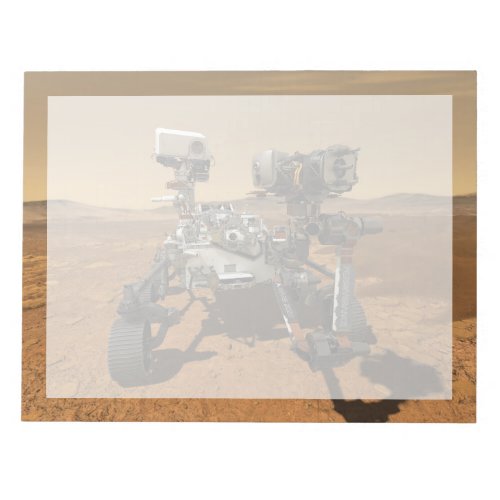Perseverance Rover Operating On Surface Of Mars Notepad