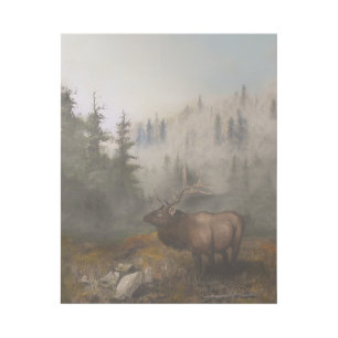 "Perseverance The Elk" 16" x 20" Gallery Wrap