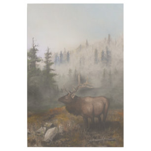 "Perseverance The Elk" 24" x 36"  Gallery Wrap